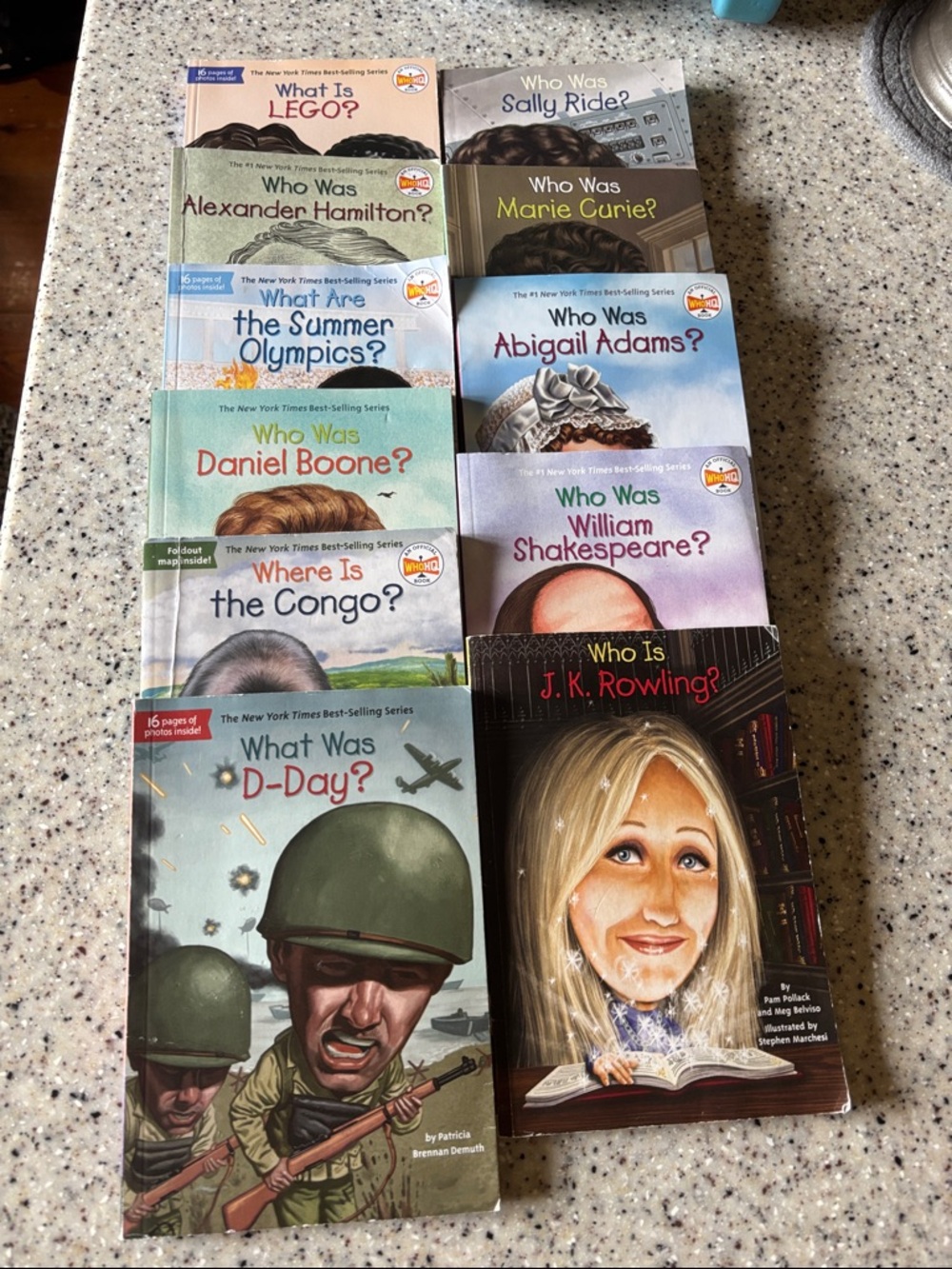 Who Was or What Are Novels lot of 11